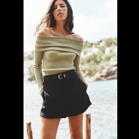 ZARA Fitted Knit Sweater NWT - Picture 6 of 14